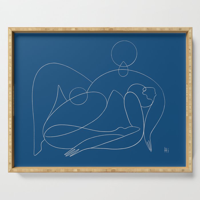 Waves Serving Tray Gallery Image 1