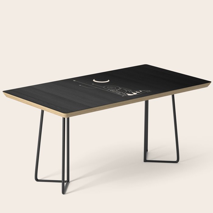 Talking to the Moon - Black and White Coffee Table Gallery Image 1