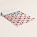 Christmas Gnomes Polka Pattern Yoga Mat Gallery Image 2