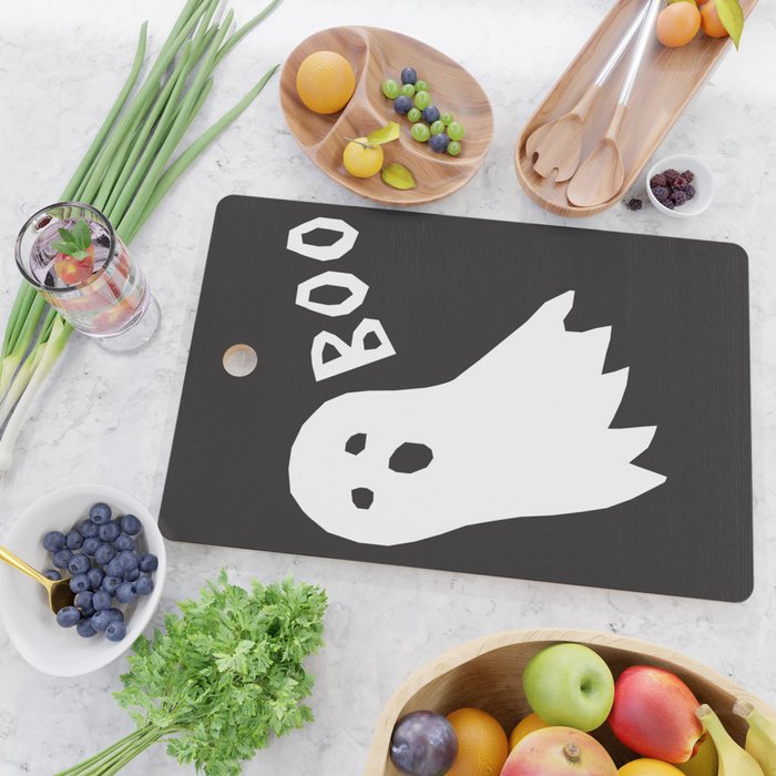 Boo halloween ghost Cutting Board Gallery Image 2