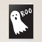 Boo halloween ghost Stationery Card Gallery Image 2