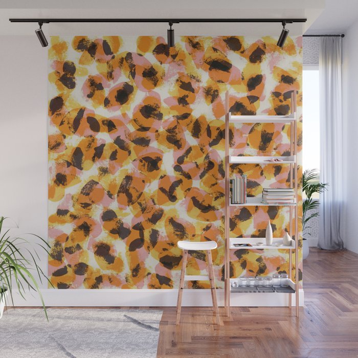 Vibrant Brush Strokes #1 Wall Mural Gallery Image 1