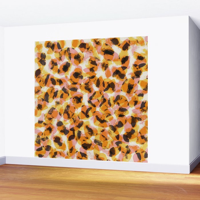 Vibrant Brush Strokes #1 Wall Mural Gallery Image 2