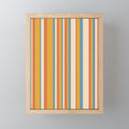Classic Stripes XX - Retro Summer Mini Art Print Gallery Image 1