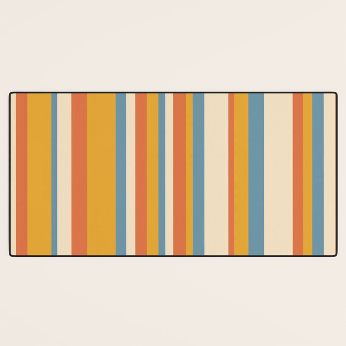 Classic Stripes XX - Retro Summer Desk Mat Gallery Image 3
