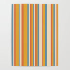 Classic Stripes XX - Retro Summer Poster Gallery Image 4