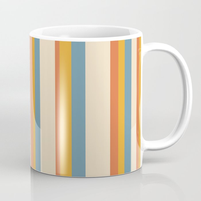 Classic Stripes XX - Retro Summer Coffee Mug Gallery Image 1