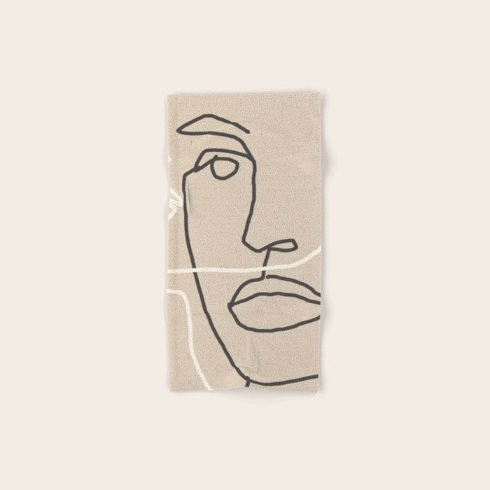 Abstract Face 17 Bath Towel Gallery Image 1