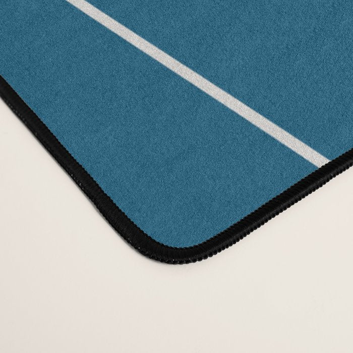 Monstera No2 Blue Desk Mat Gallery Image 4