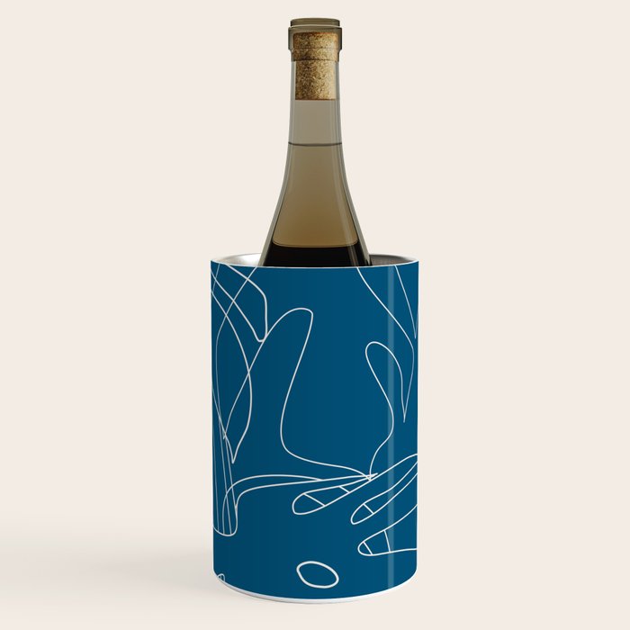 Monstera No2 Blue Wine Chiller Gallery Image 3