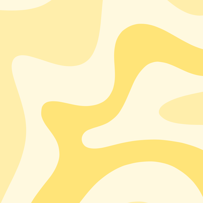 Retro Liquid Swirl Abstract Square in Soft Pale Pastel Yellow Coffee Mug Gallery Image 2