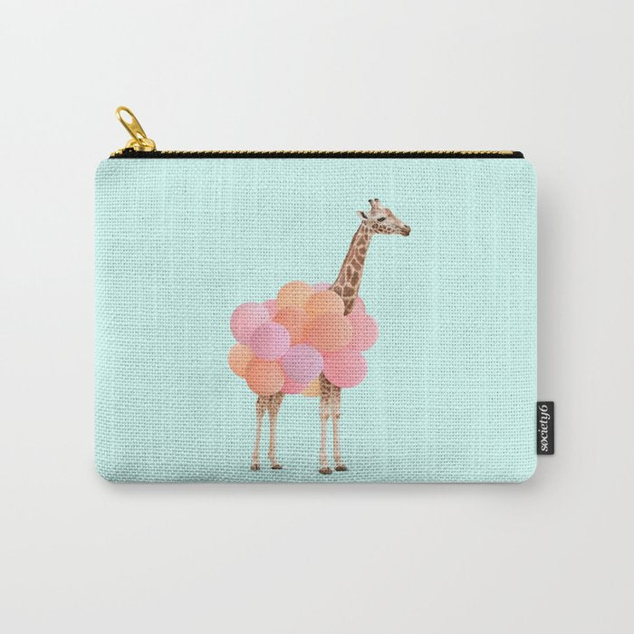 GIRAFFE PARTY Carry All Pouch Gallery Image 1