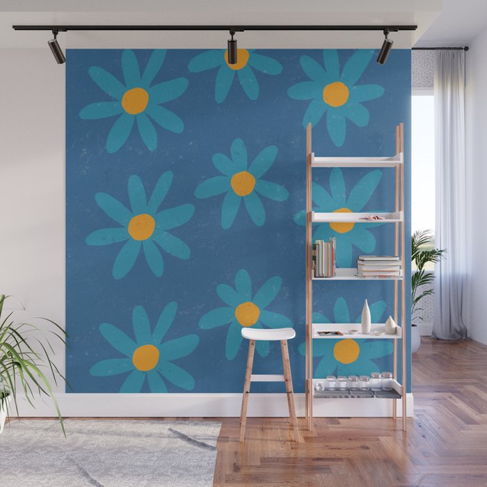 Spring Blue Wall Mural Gallery Image 1