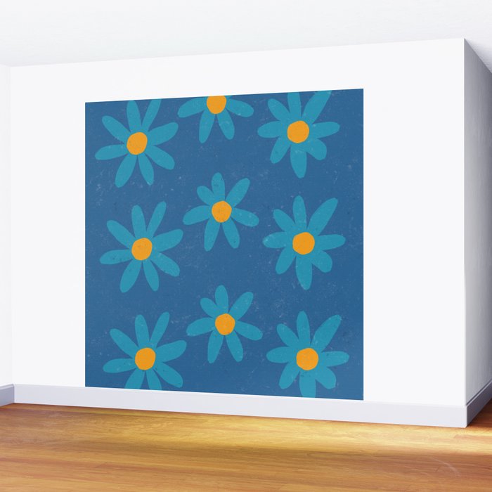 Spring Blue Wall Mural Gallery Image 2