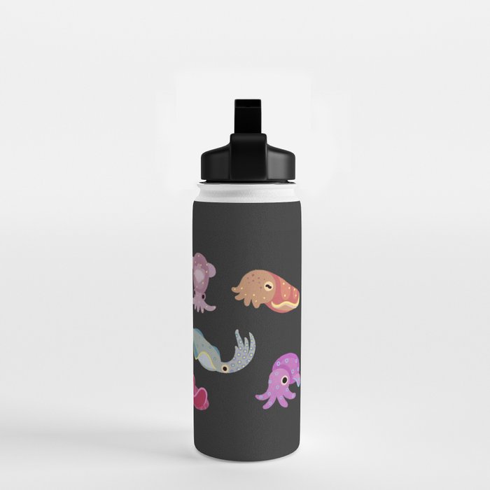 Squids - black Water Bottle Gallery Image 2