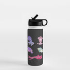 Squids - black Water Bottle Gallery Image 1