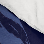 Blue bow pattern with dark background Comforter Gallery Image 4