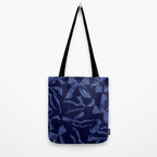 Blue bow pattern with dark background Tote Bag Gallery Image 2