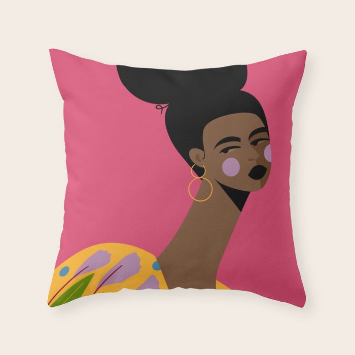 Lavender Lilies Throw Pillow Gallery Image 6