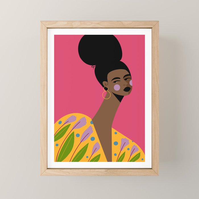 Lavender Lilies Mini Art Print Gallery Image 1