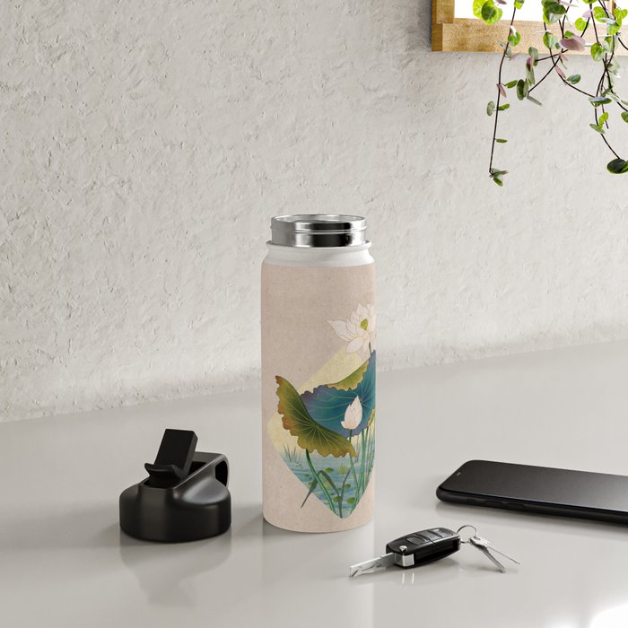 lotursflowers C : Minhwa-Korean traditional/folk art Water Bottle Gallery Image 4