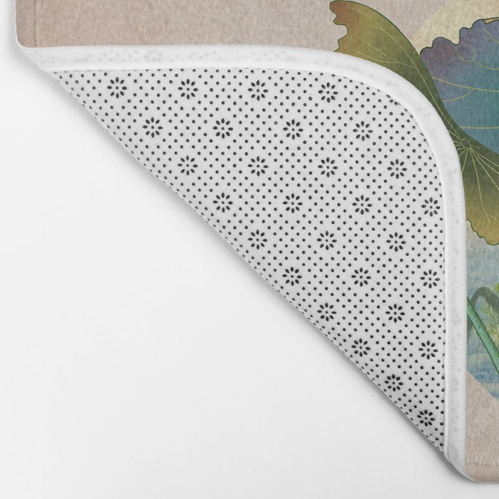 lotursflowers C : Minhwa-Korean traditional/folk art Bath Mat Gallery Image 2