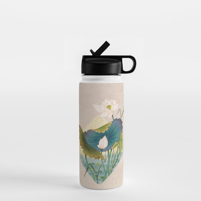 lotursflowers C : Minhwa-Korean traditional/folk art Water Bottle Gallery Image 1