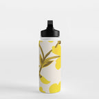 Soft Yellow Flowers Water Bottle Gallery Image 3