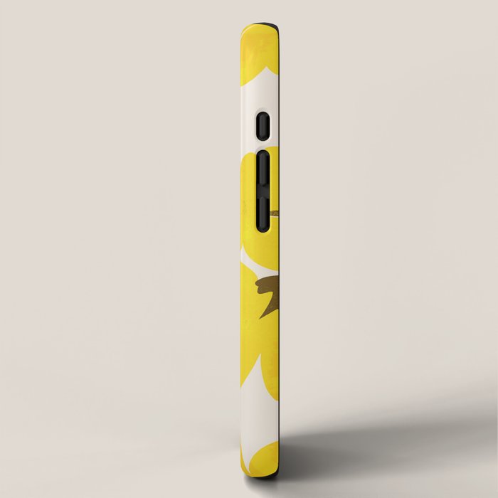Soft Yellow Flowers iPhone Case Gallery Image 2