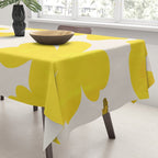 Soft Yellow Flowers Tablecloth Gallery Image 3