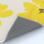 Soft Yellow Flowers Rug Gallery Image 4