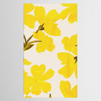 Soft Yellow Flowers Tablecloth Gallery Image 2