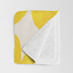 Soft Yellow Flowers Throw Blanket Gallery Image 3