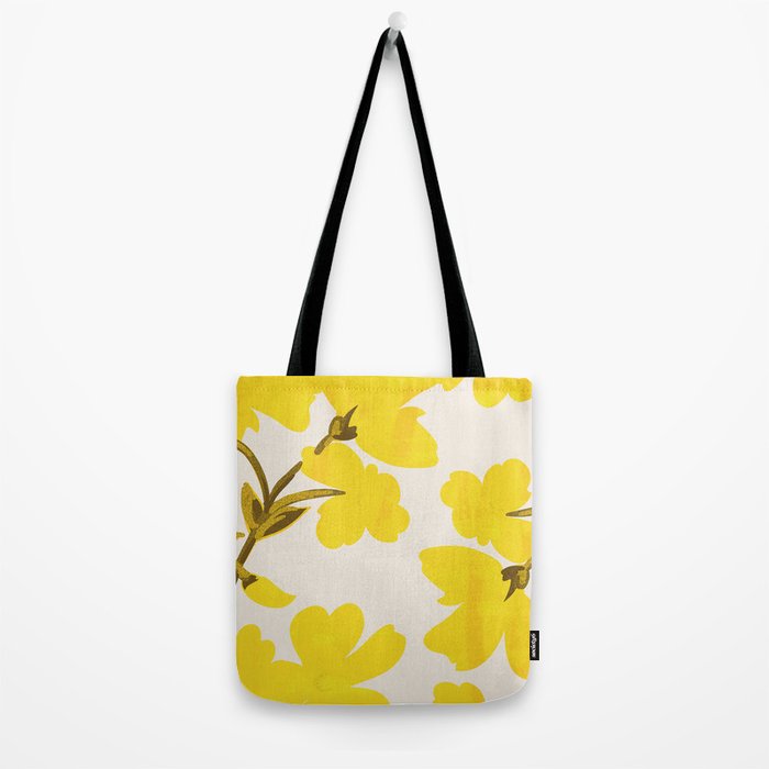 Soft Yellow Flowers Tote Bag Gallery Image 2