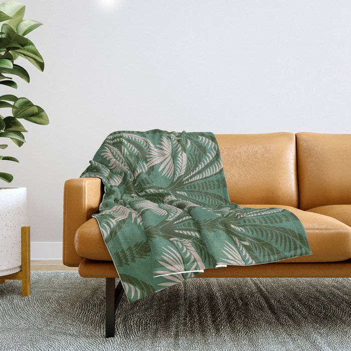 OASIS JADE Throw Blanket Gallery Image 1