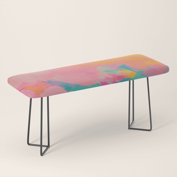 full color abstract sunset Bench Gallery Image 1