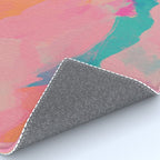 full color abstract sunset Rug Gallery Image 4