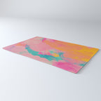 full color abstract sunset Rug Gallery Image 3