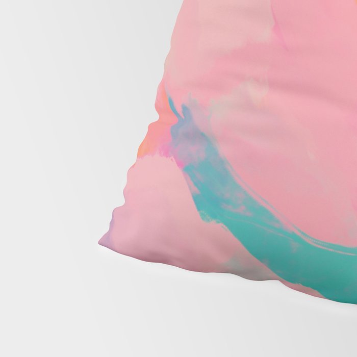 full color abstract sunset Pillow Sham Gallery Image 4