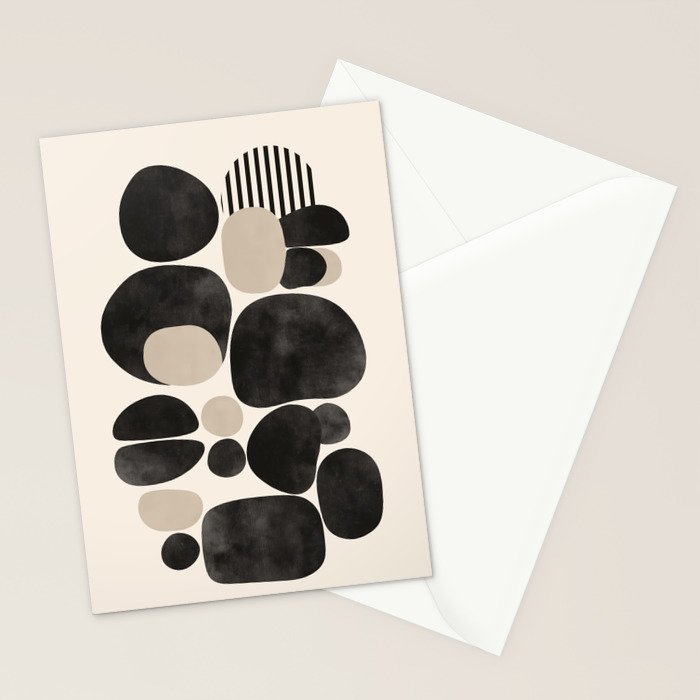 Pebble Form Stationery Card Gallery Image 2