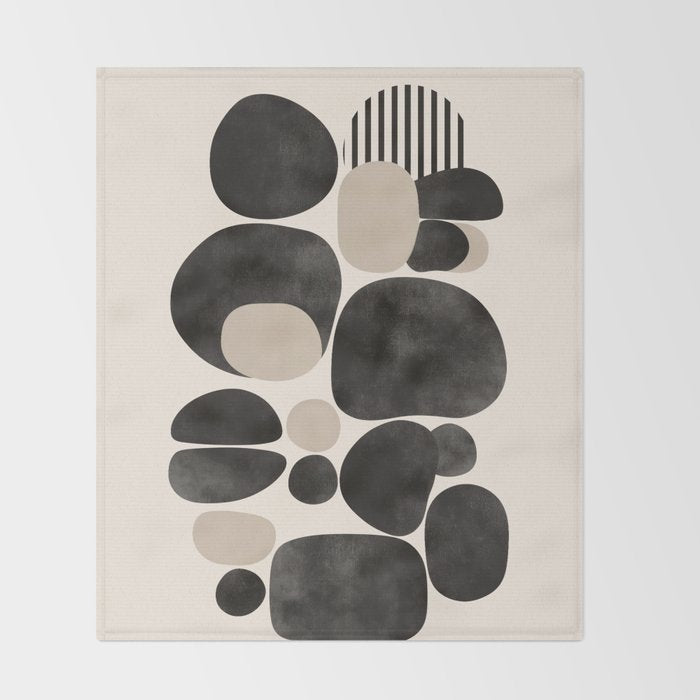 Pebble Form Throw Blanket Gallery Image 2