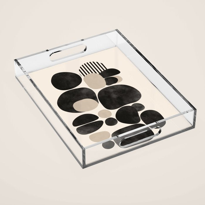 Pebble Form Acrylic Tray Gallery Image 1