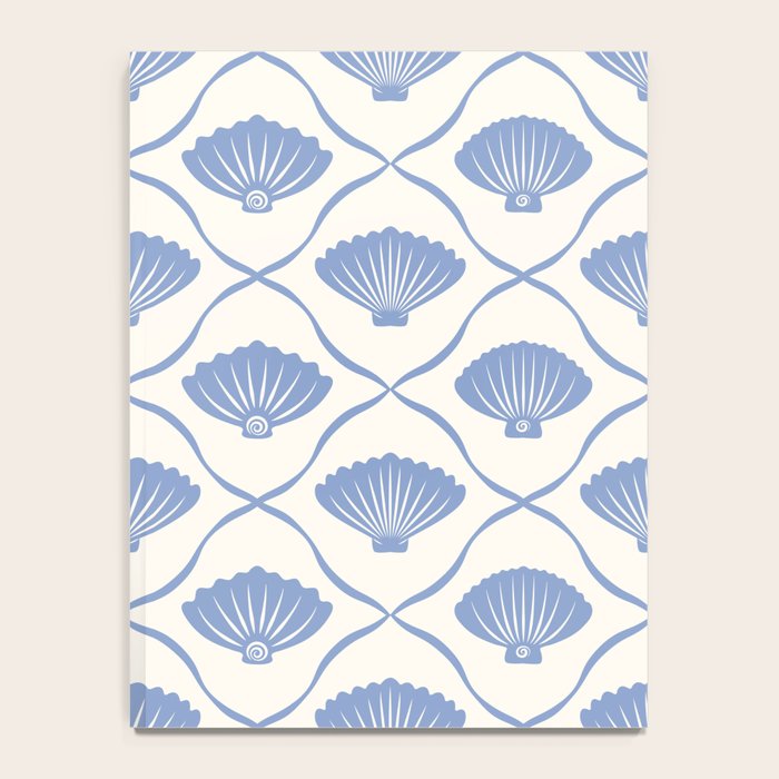 Coastal Ocean Blue Seashells Notebook Gallery Image 4