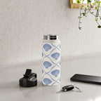 Coastal Ocean Blue Seashells Water Bottle Gallery Image 4