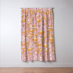 Chamomile Dream Pink Window Curtain Gallery Image 3