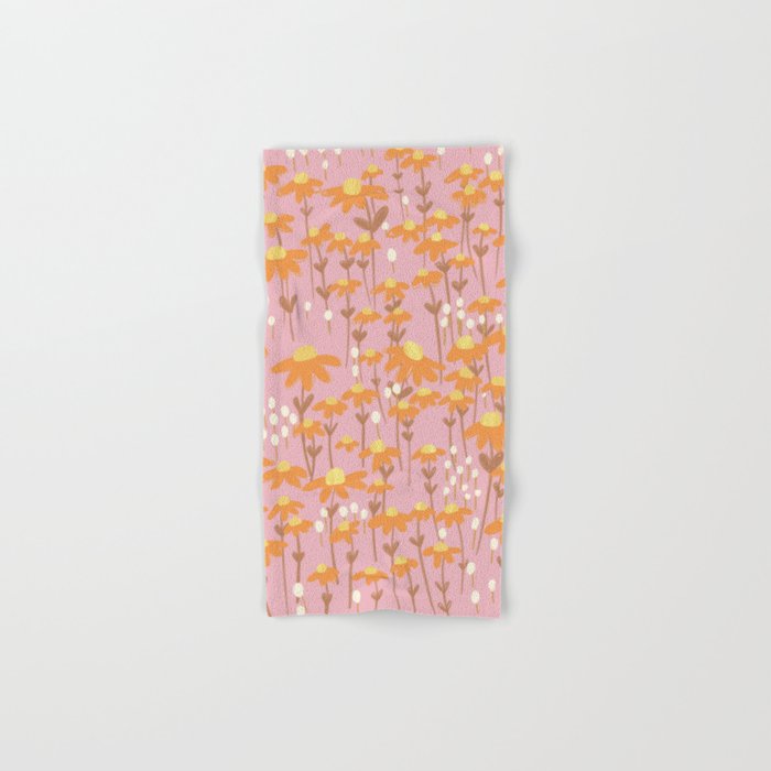 Chamomile Dream Pink Towels Gallery Image 1