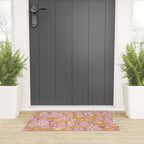 Chamomile Dream Pink Welcome Mat Gallery Image 3