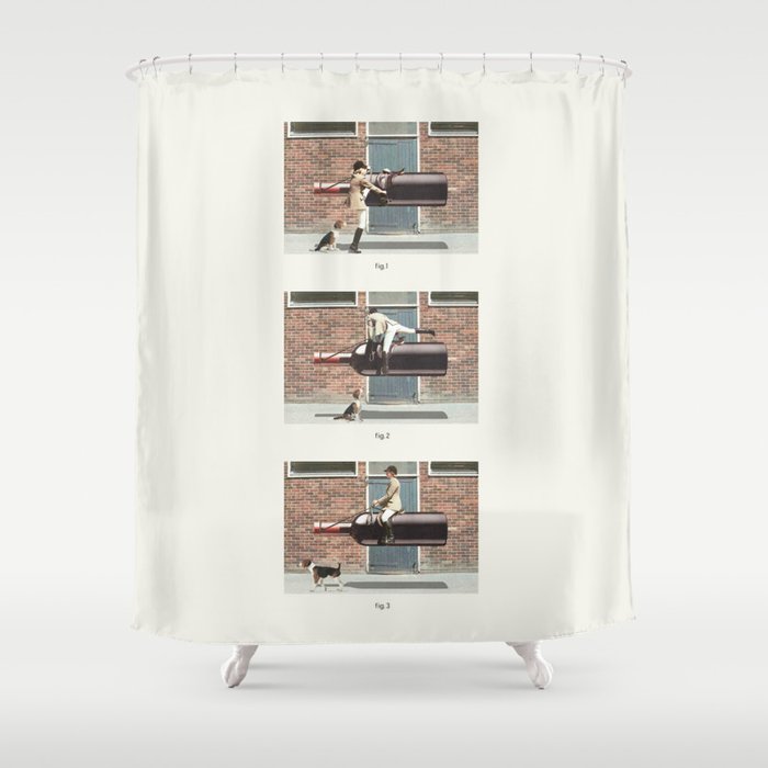 Eqwine Ride - A Wine Mount Shower Curtain Gallery Image 1