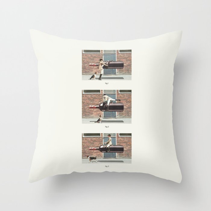 Eqwine Ride - A Wine Mount Throw Pillow Gallery Image 1