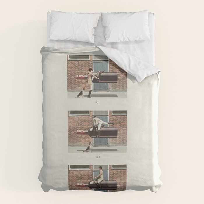 Eqwine Ride - A Wine Mount Duvet Cover Gallery Image 1